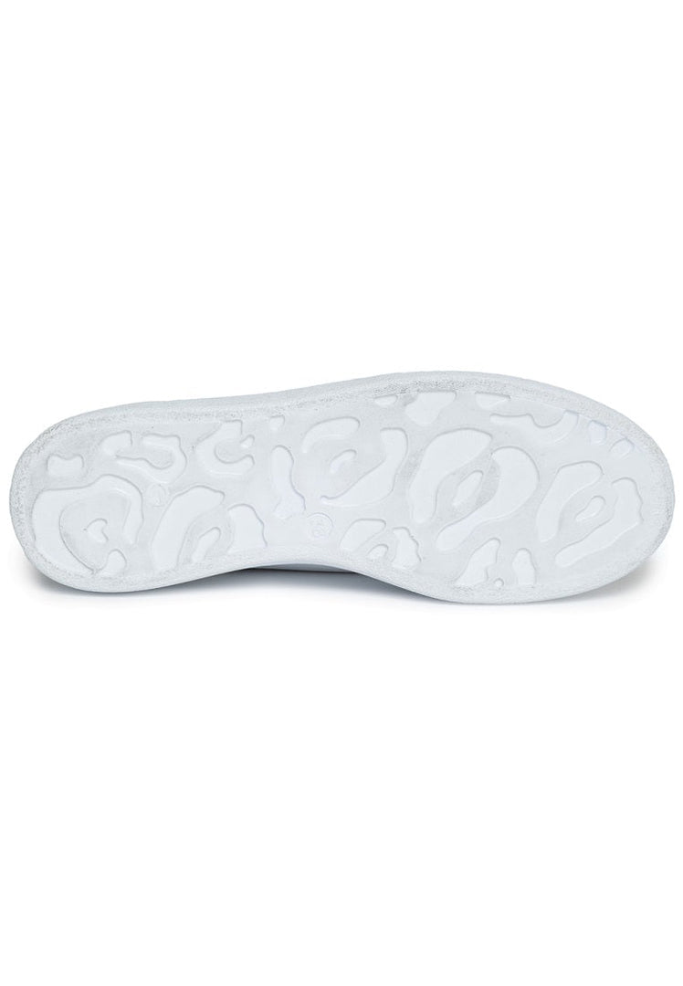 Minimalist Lace-Up Sneakers - White