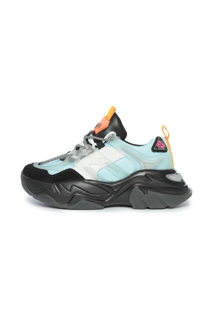 Pulse Transparent Chunky Sneakers - Bleu