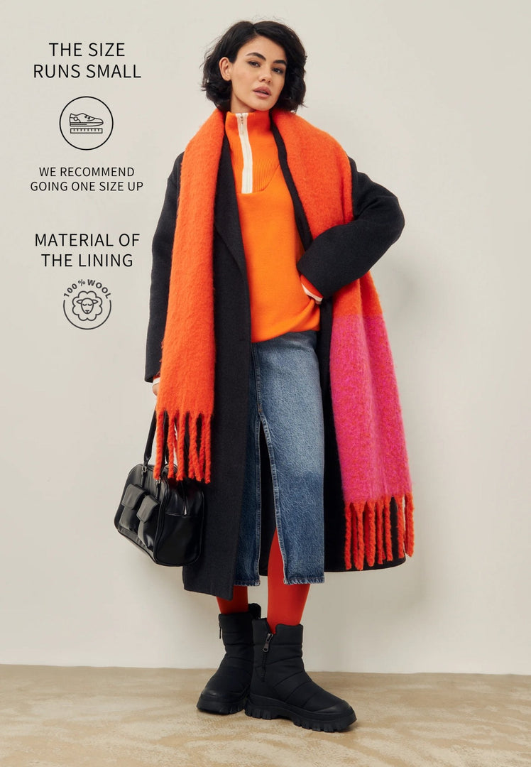 Suède platform winterlaarzen