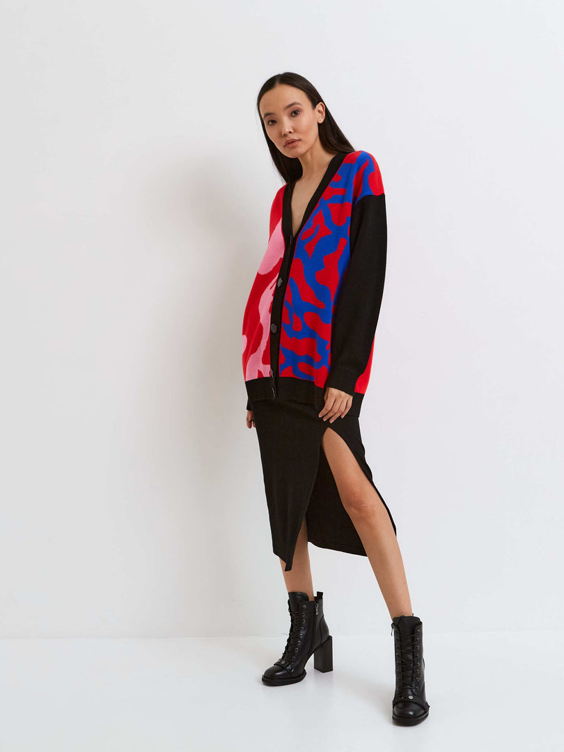 Botines de piel con cordones Laetitia - Negro