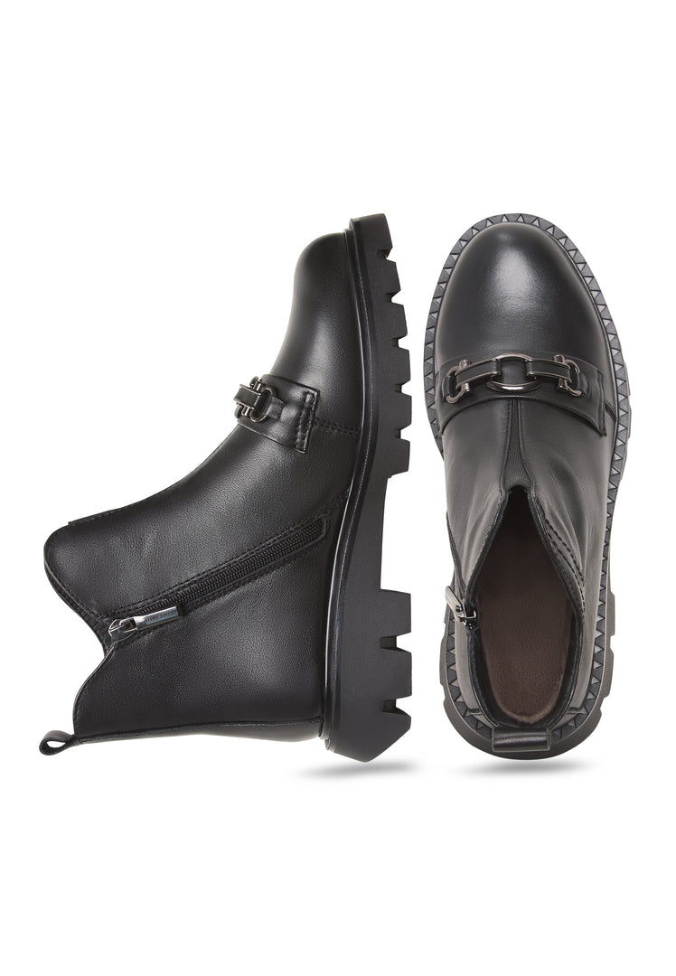 Kampfstiefel mit Kettendetail Candice - Schwarz