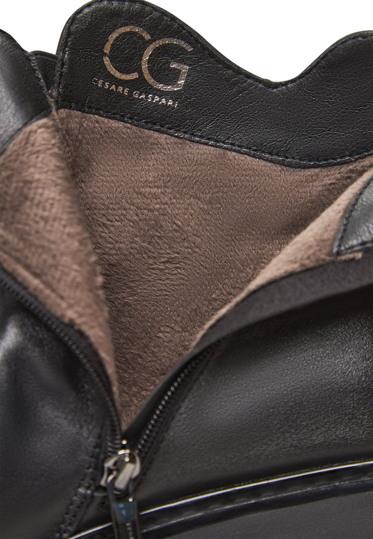 Kampfstiefel mit Kettendetail Candice - Schwarz