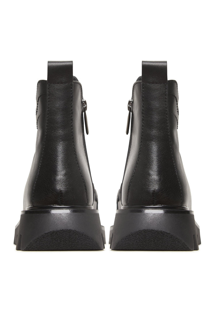 Kampfstiefel mit Kettendetail Candice - Schwarz