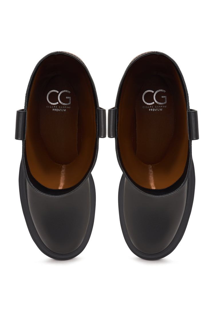 Bottes à hauteur de genou Icy - Noir