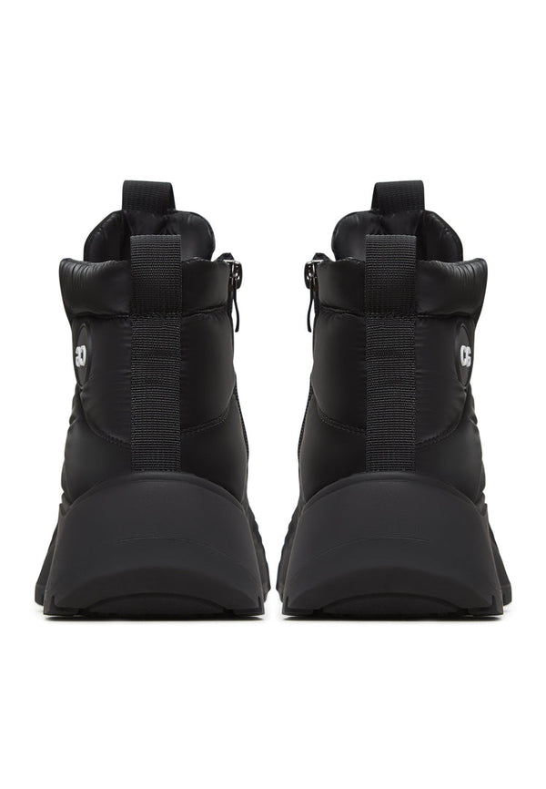 Botas gruesas con cordones Mirai - Negro