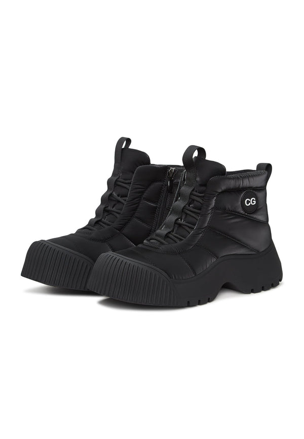 Botas gruesas con cordones Mirai - Negro