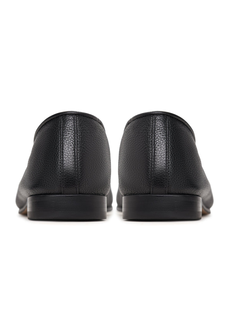 Comfort Suede Platform Loafers Clau - Black