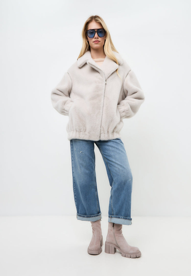 Botas de tacón grueso Dynamic Gio - Beige