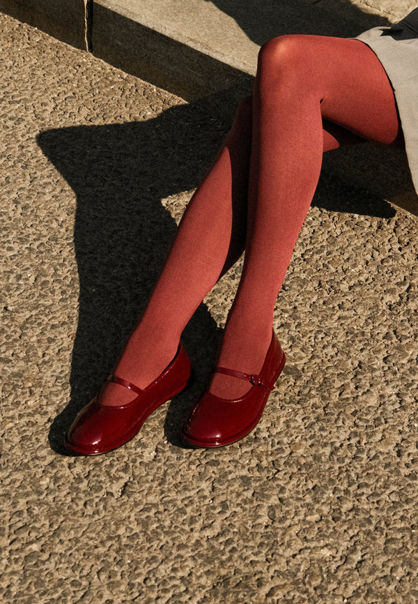 Bailarinas de piel Alba - Burdeos