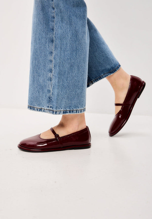 Bailarinas de piel Alba - Burdeos