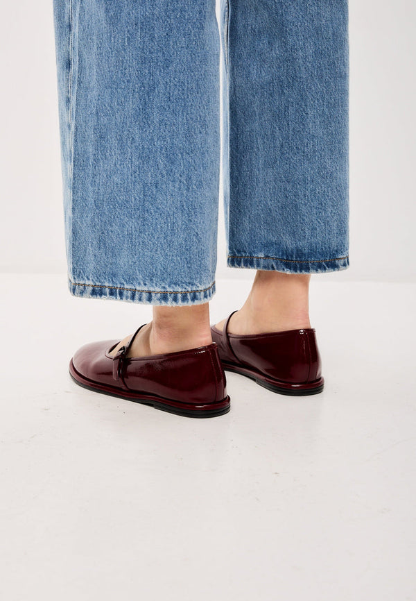 Bailarinas de piel Alba - Burdeos