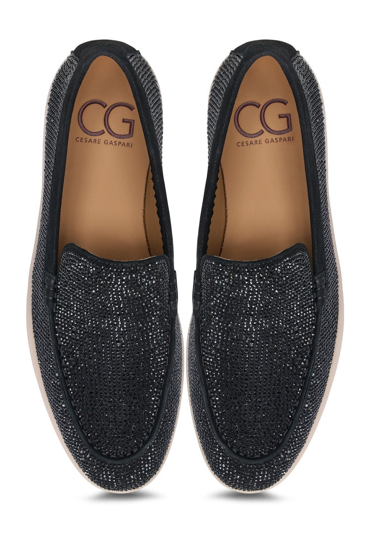 Platform Moccasins Aurea - Black