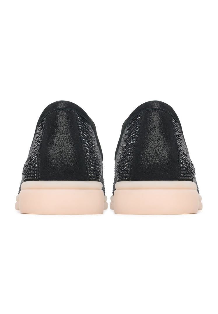 Platform Moccasins Aurea - Black