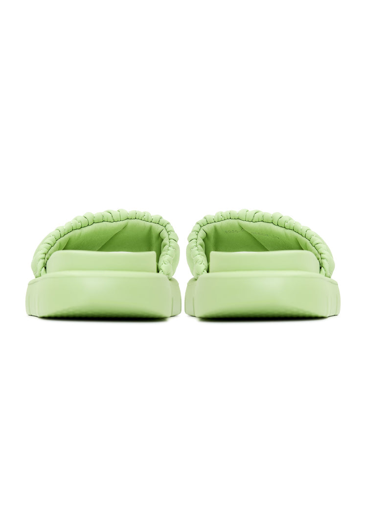 Leather Sandals Mirena - Green