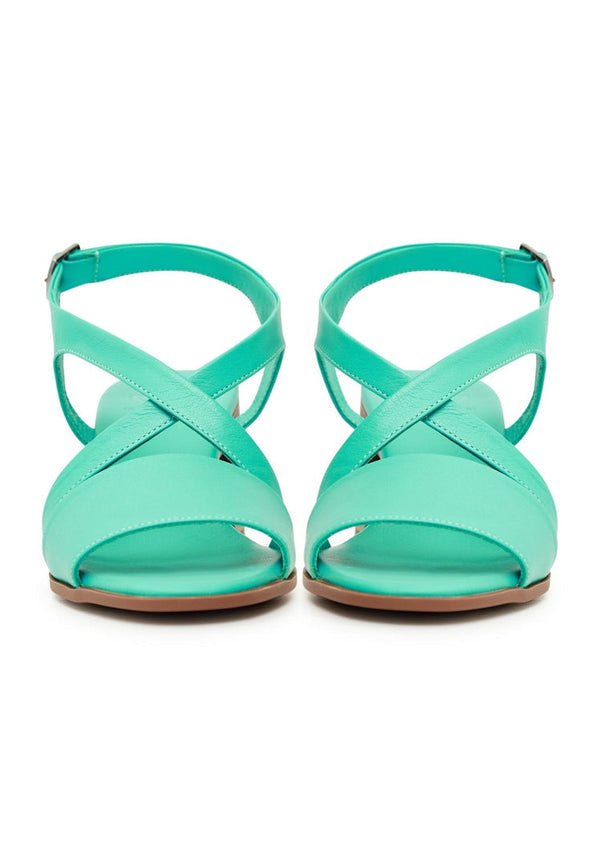 Casual blokhak sandalen