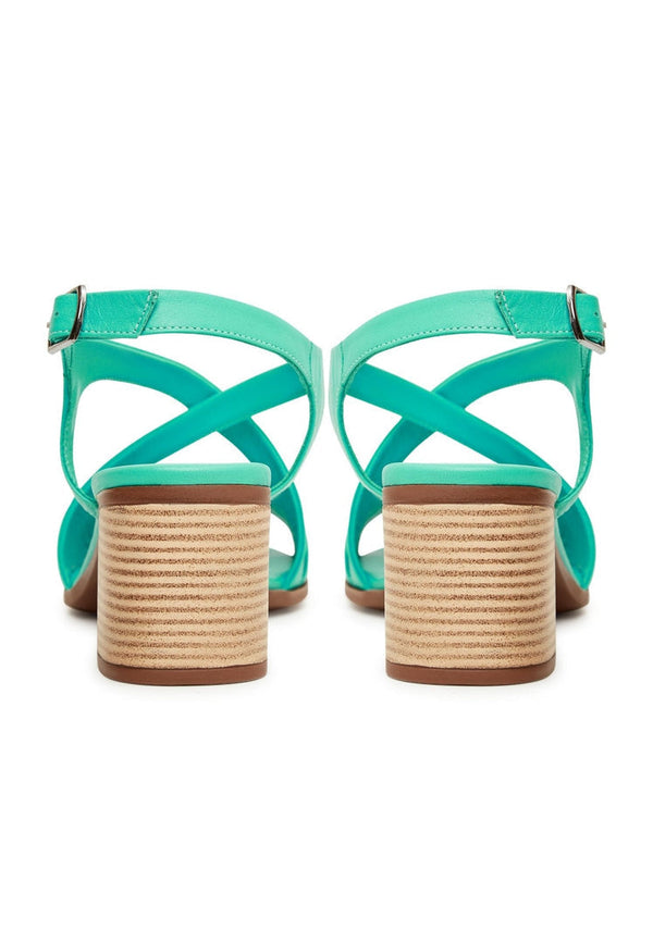 Casual blokhak sandalen