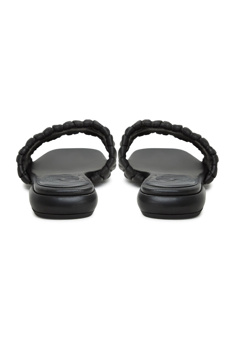 Pantoffeln mit Blockabsatz Stephanie - Schwarz