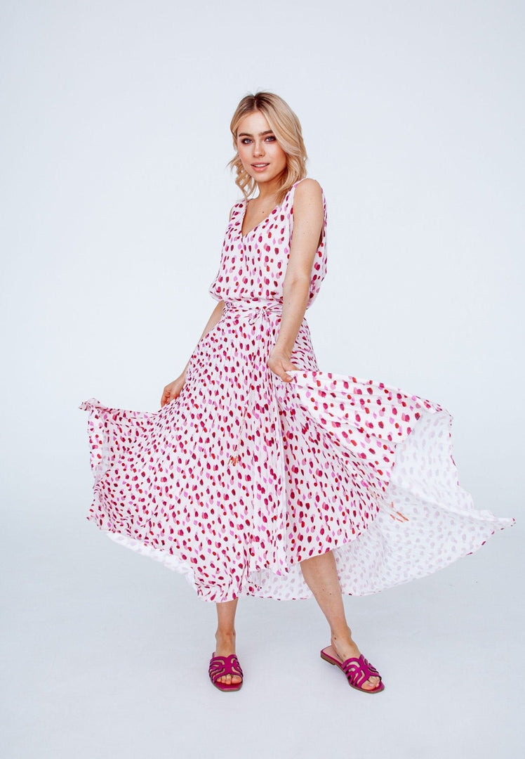 Laser Cut Sandals - Pink