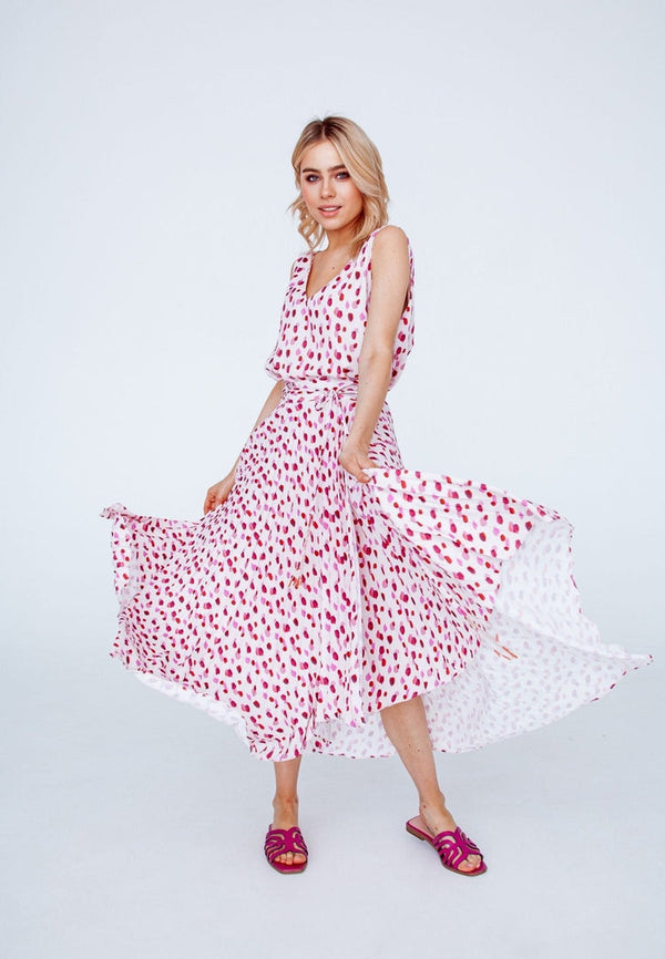 Laser Cut Sandals - Pink