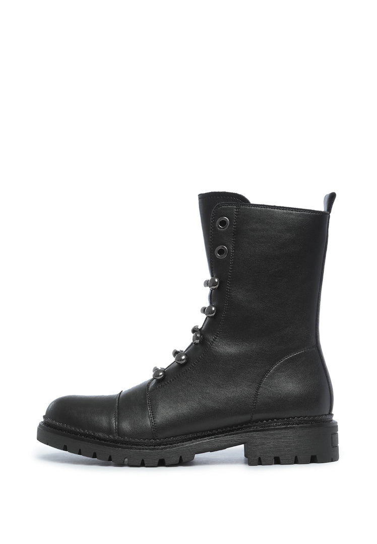 Bottines à semelle de laine