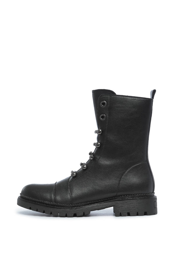 Bottines à semelle de laine