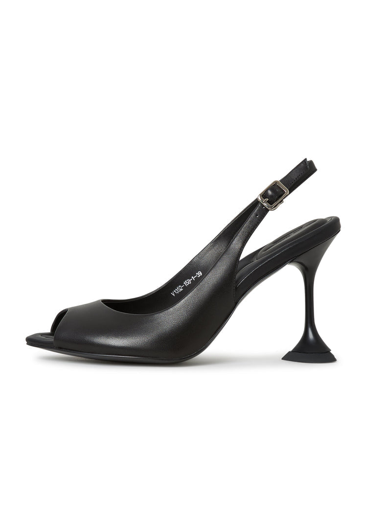 Stiletto-Sandalen mit hohem Absatz Mariana - Schwarz
