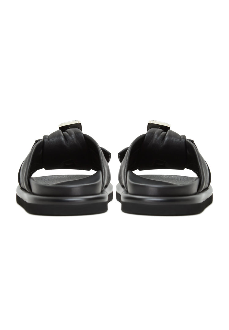 Platform Slippers Fernanda - Black