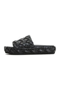 Platform Slippers Antonella - Black