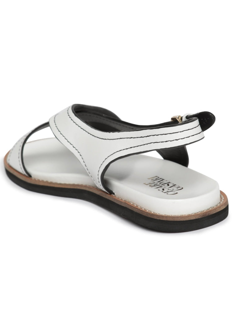 Leather Flat Sole Urban Sandals