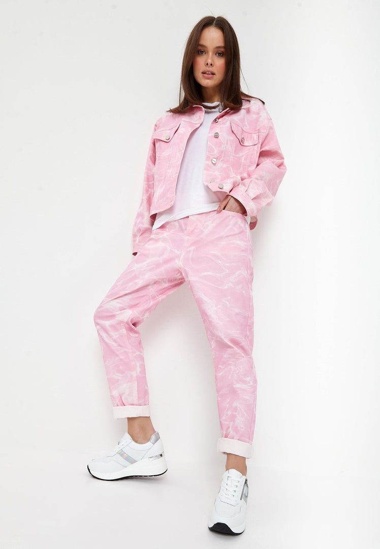 Turnschuhe aus Leder - Weiß