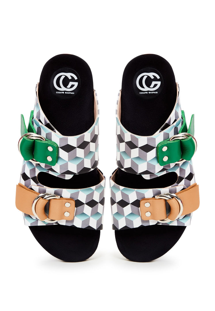 Flat Sole Mules Meredith - Green