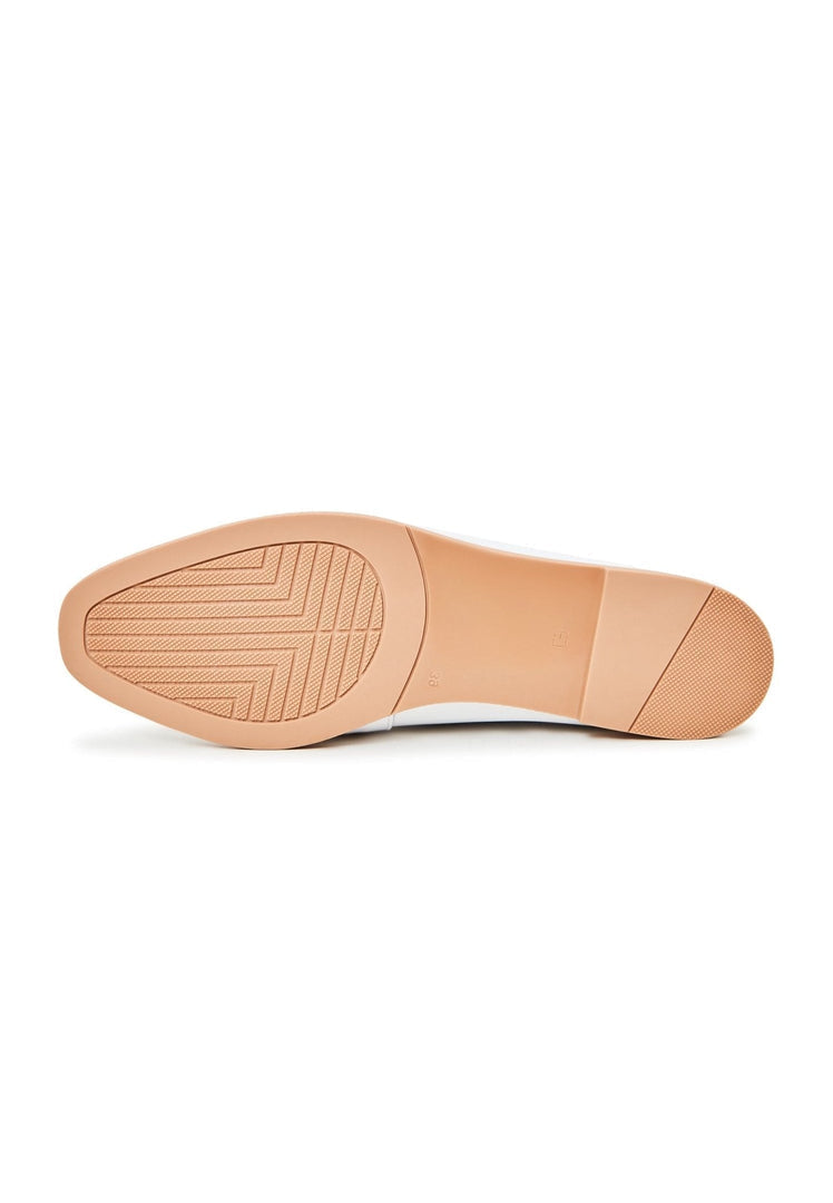 Hochwertige Loafers aus Leder - Weiß