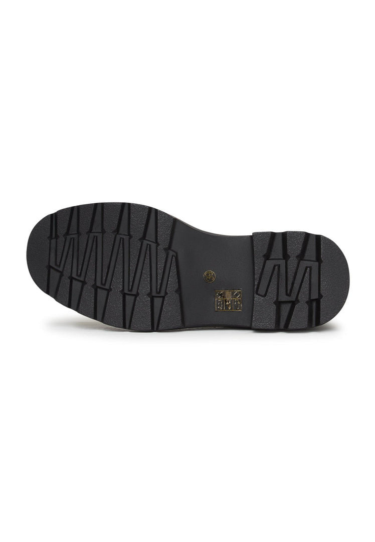 Klassische Plateau-Stiefeletten - Schwarz
