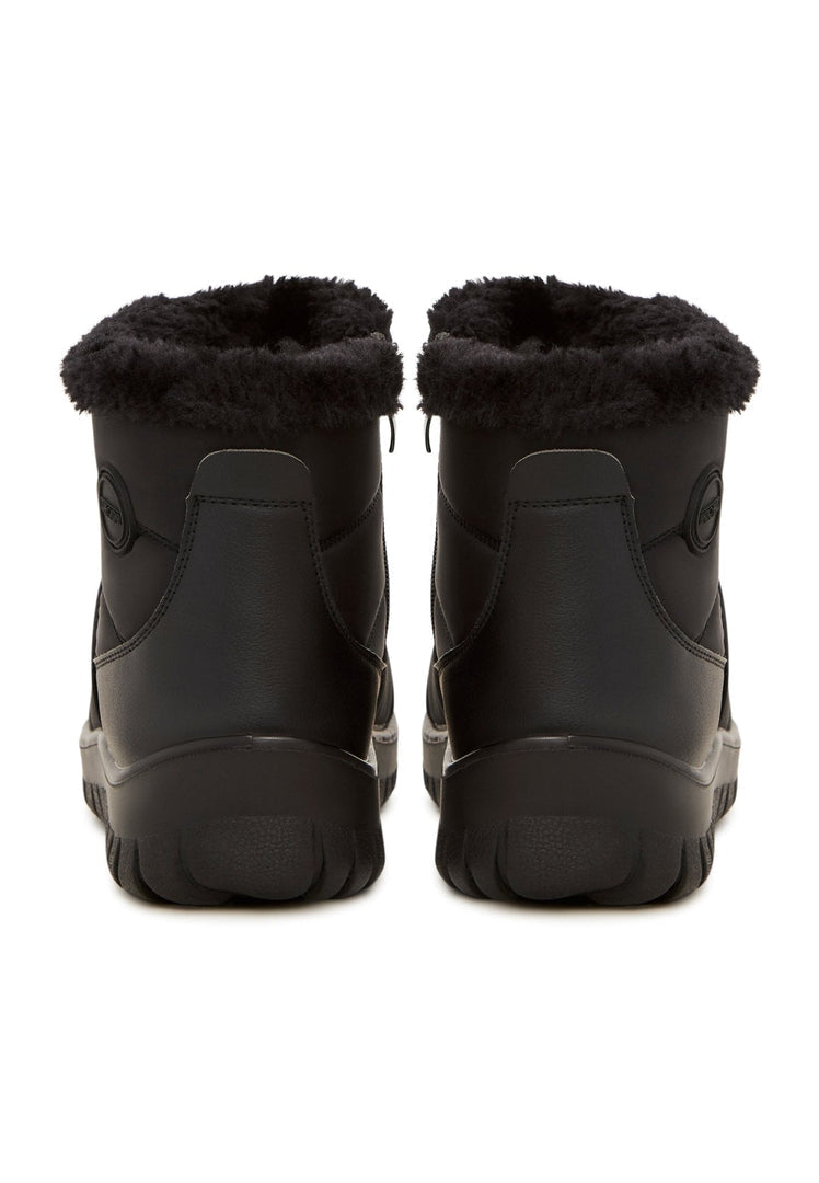 Winterliche Plateaustiefel