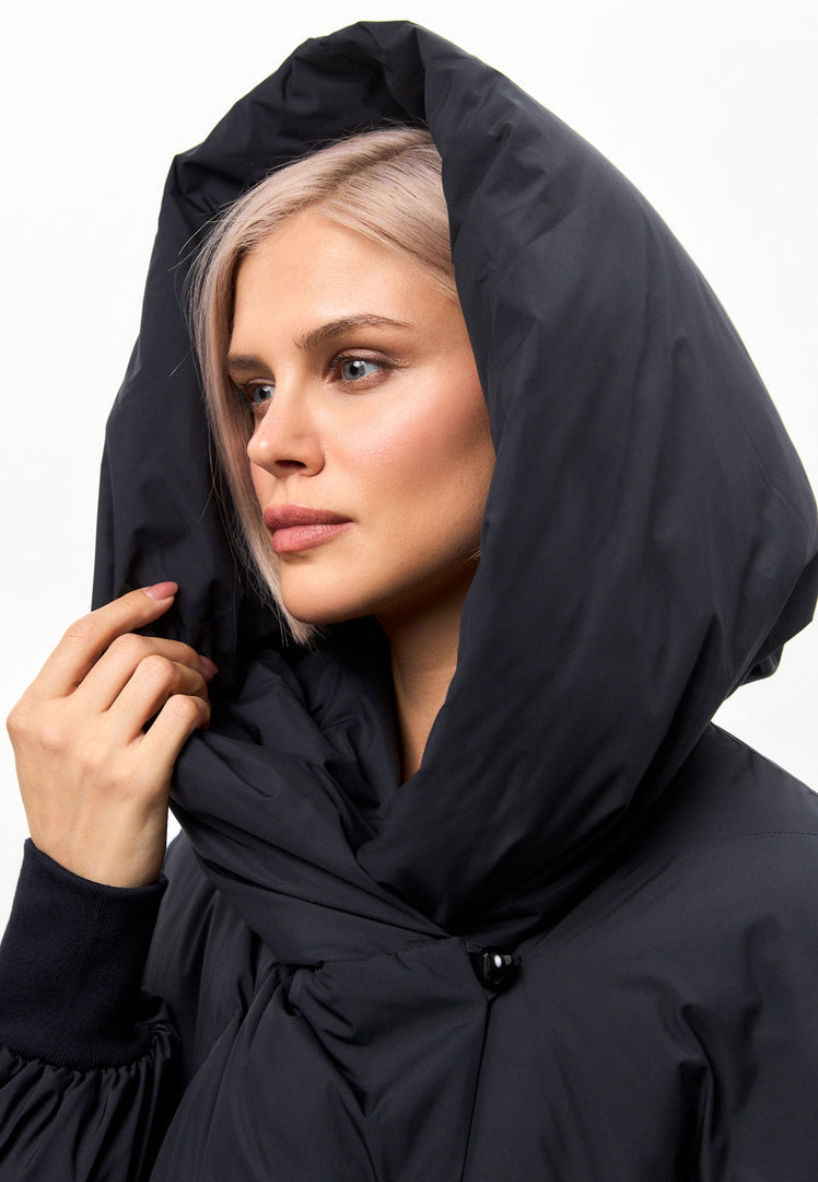 Oversized Hooded Puffer Coat