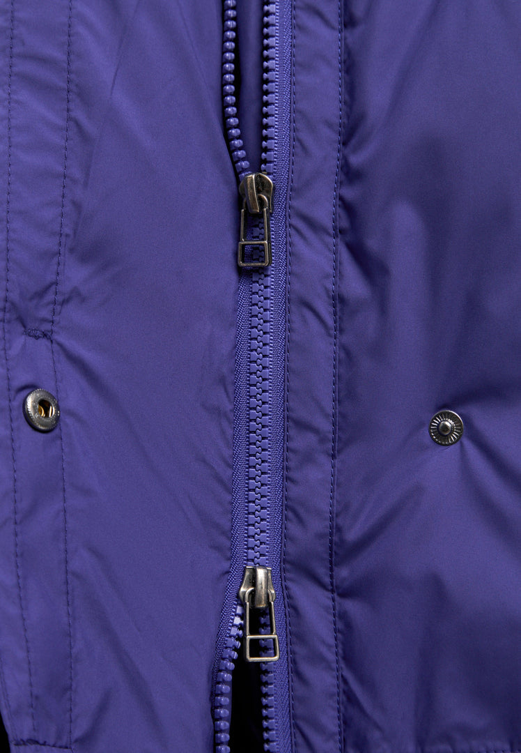 Oversized Puffer Coat - Violet