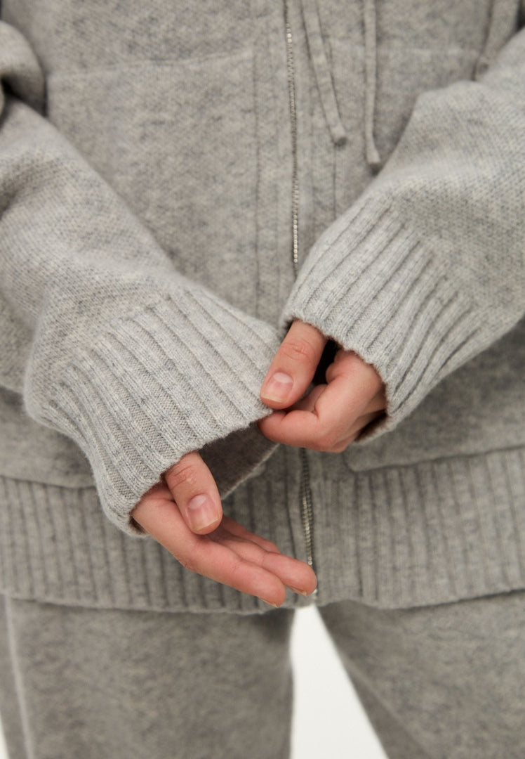 Chaqueta con capucha Merino Disfraz Penélope - Gris