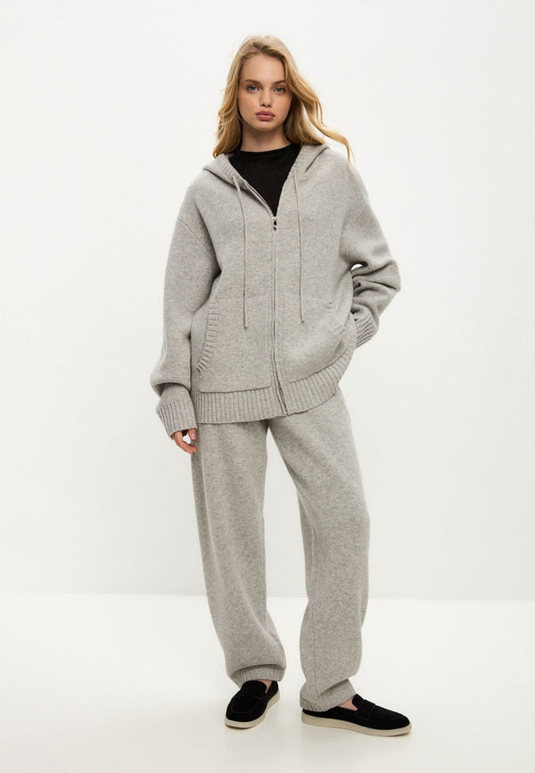 Chaqueta con capucha Merino Disfraz Penélope - Gris