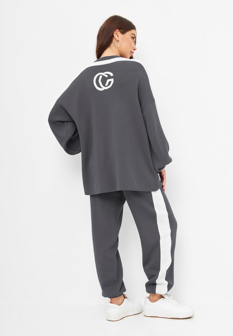 CG Knitted Jogger sæt - Grå