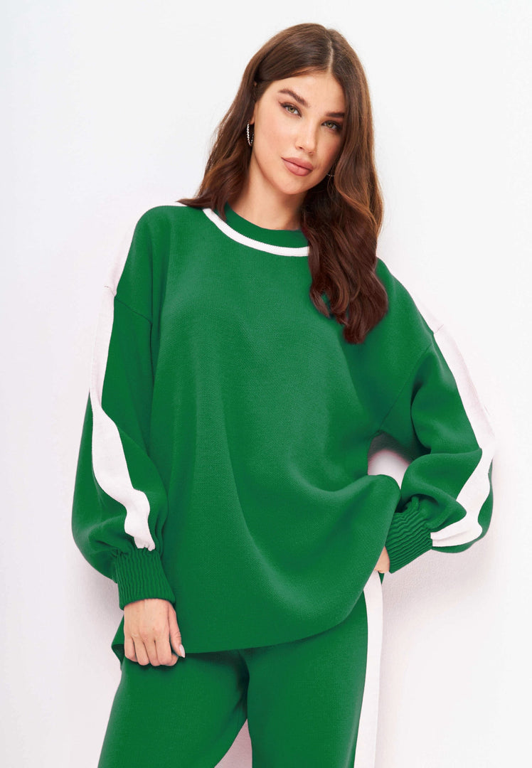 CG Knitted Jogger set - Green