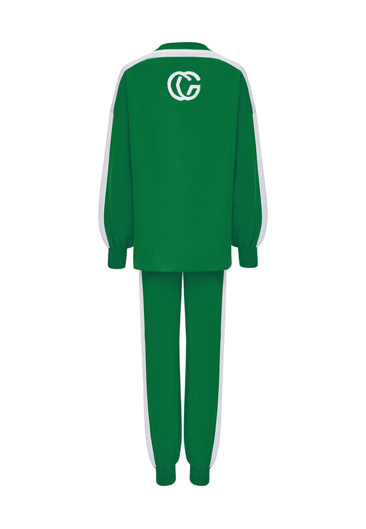 CG Knitted Jogger set - Green