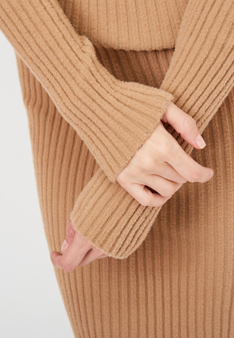 CG Knitted Dress - Beige