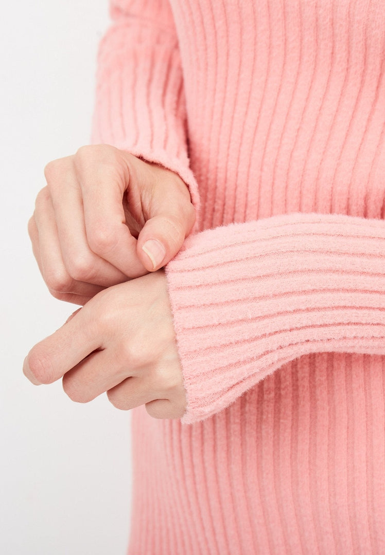 CG Knitted Dress - Coral