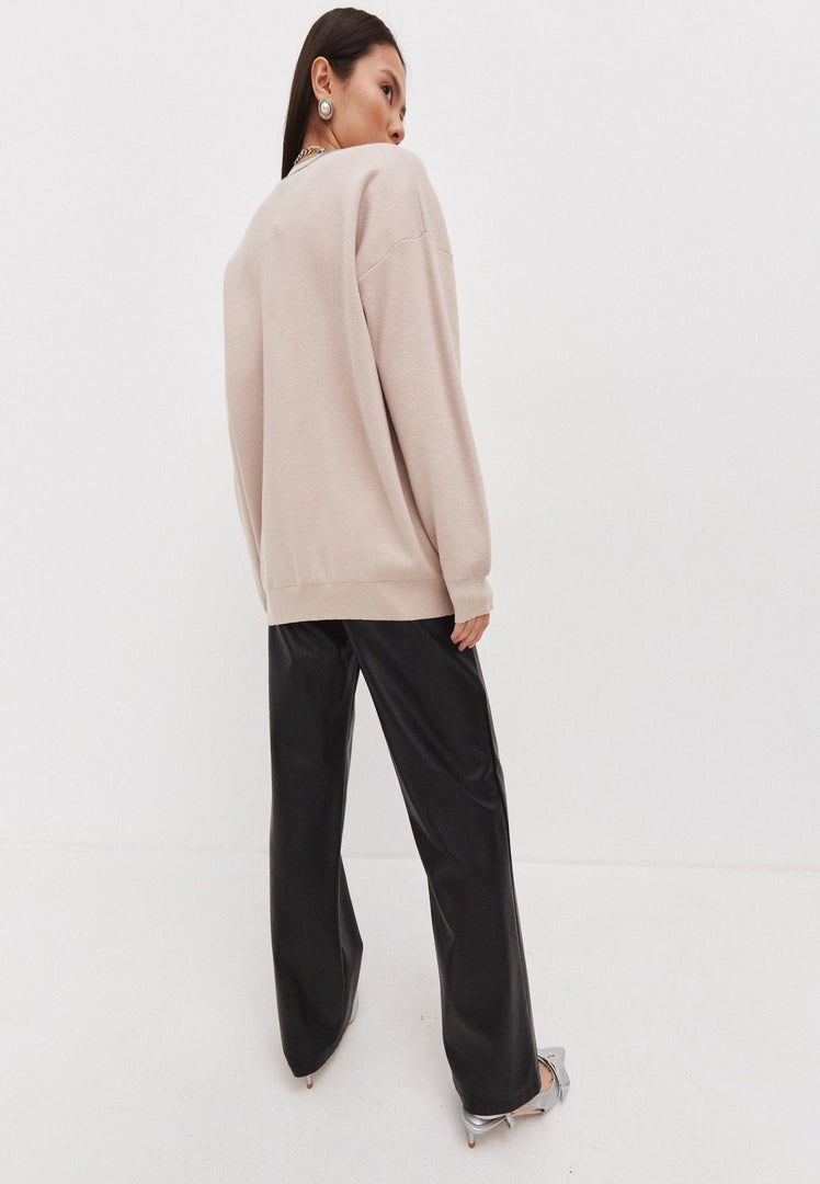 Elegant stickad kofta