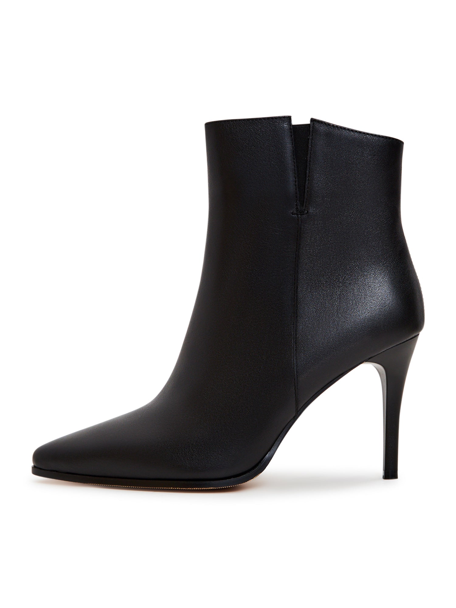 Leather High Heeled Ankle Boots - Cesare Gaspari - Ankle Boots