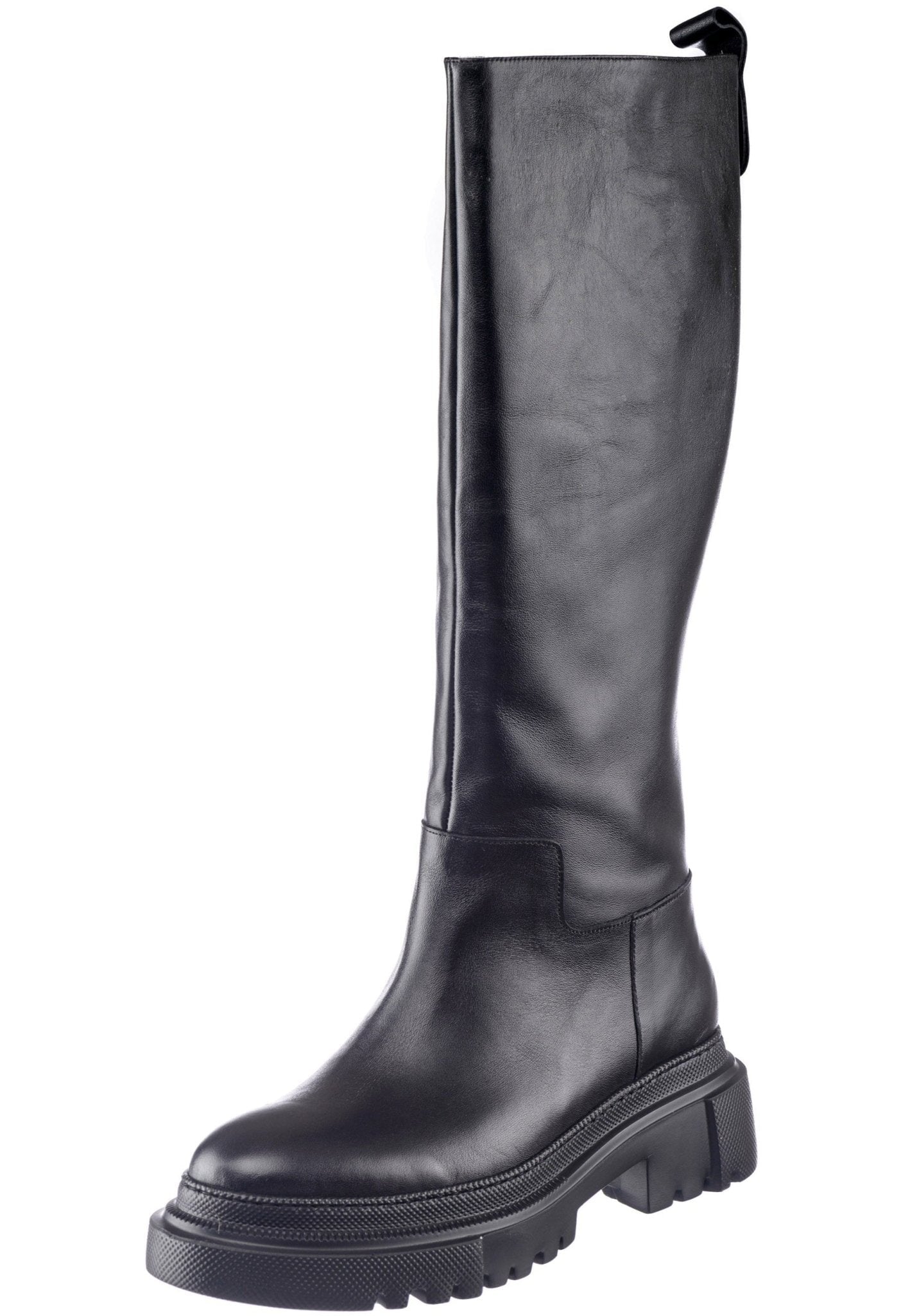 Leather Knee High Boots - Cesare Gaspari - Boots