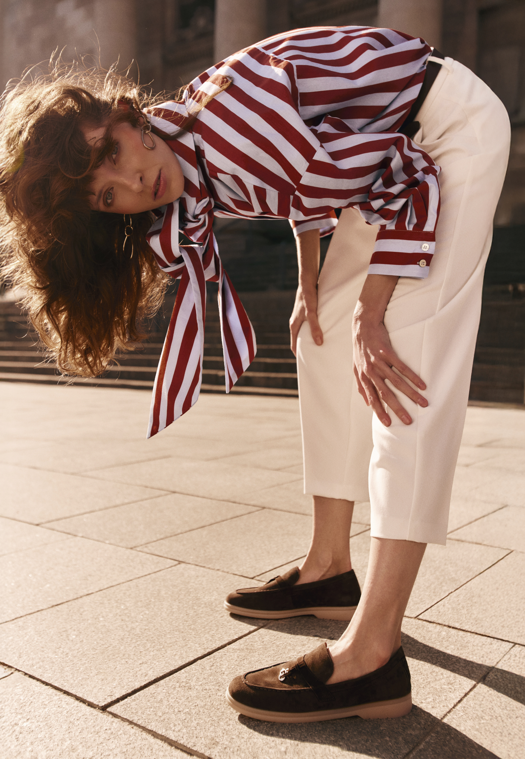 Mocassins à plateforme Aurelia - Marron