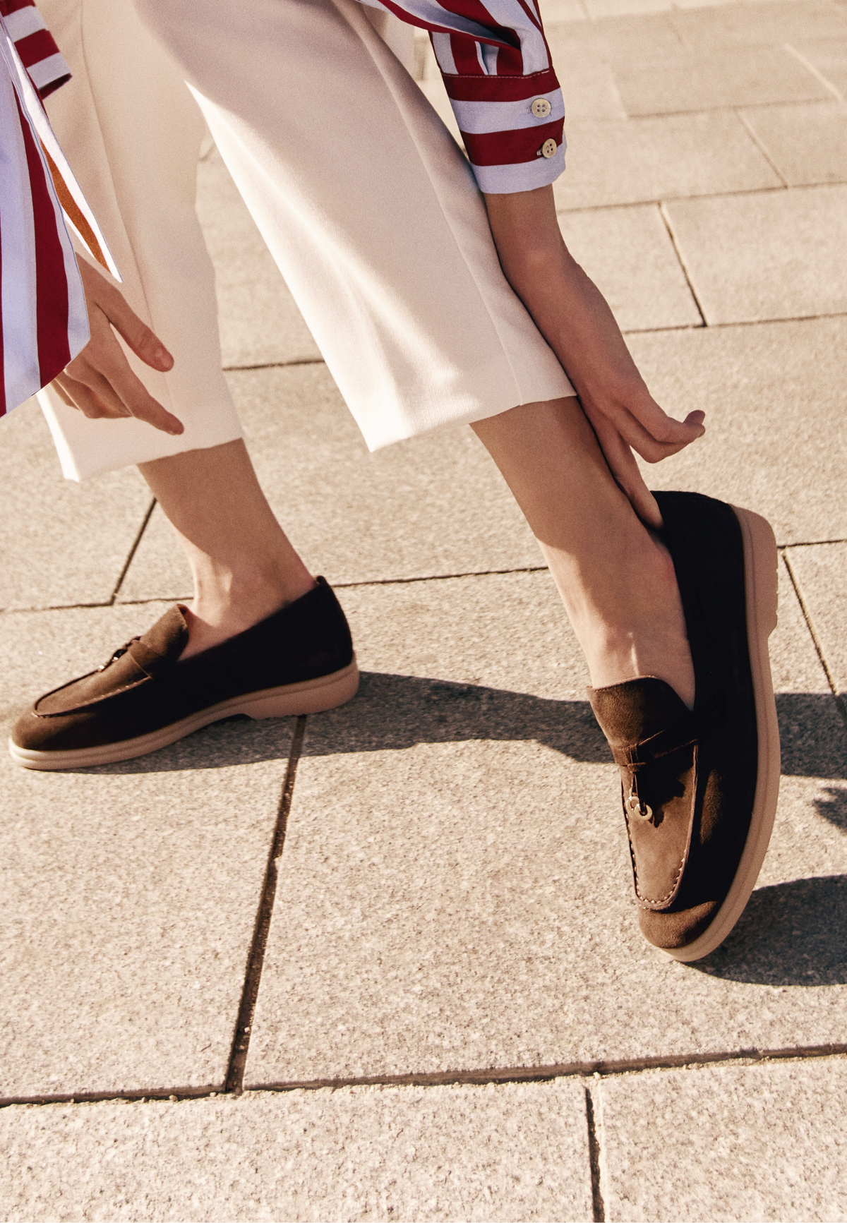 Mocasines de plataforma Aurelia - Marrón