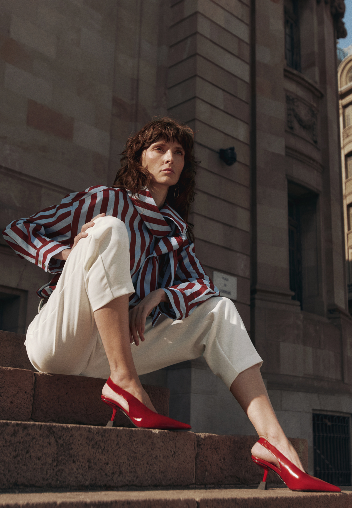 Scarlet Edge Slingback Heels – Bordeaux