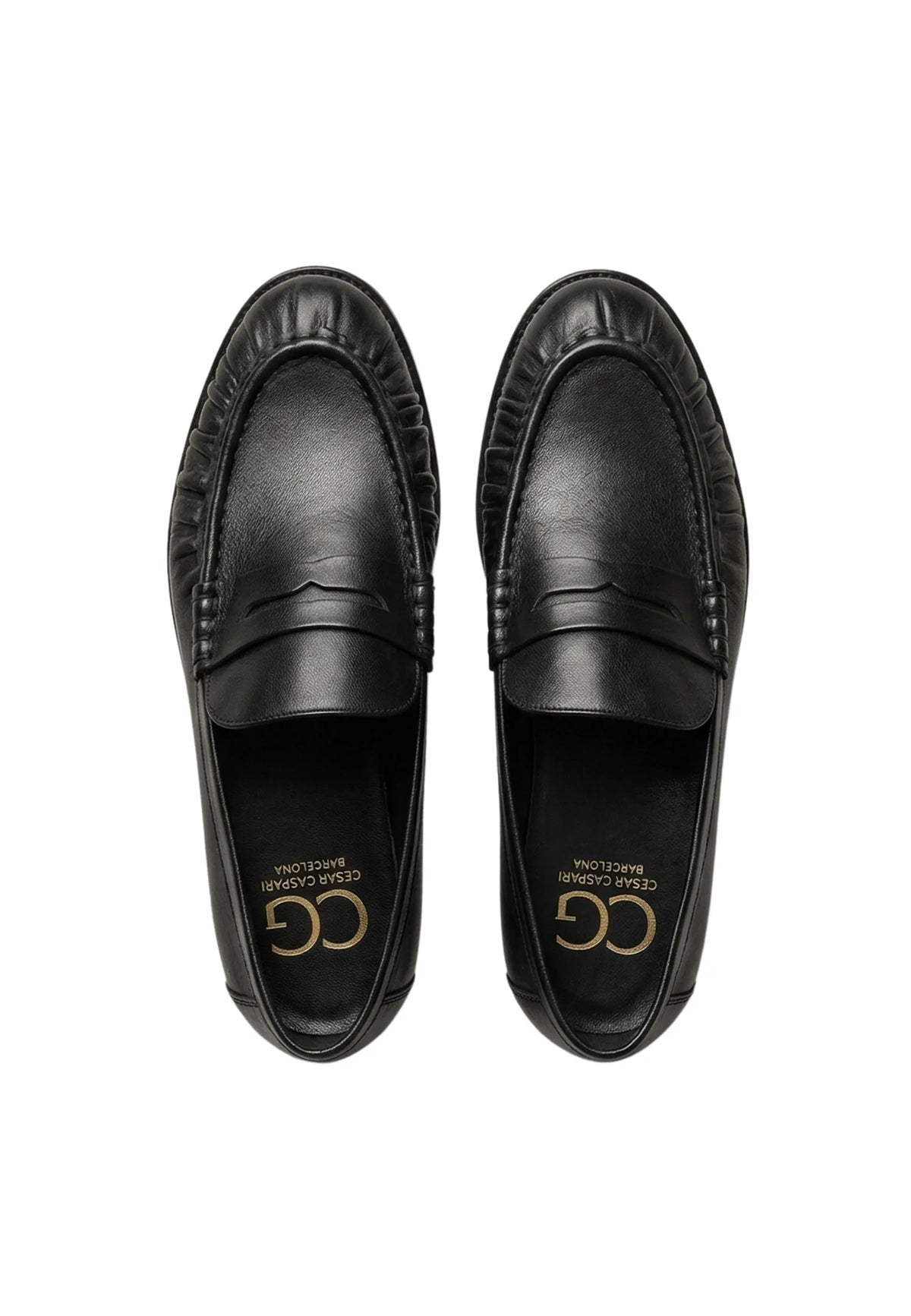 Refined Classic Penny Loafers – Black